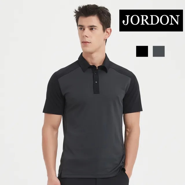 【JORDON 橋登】銀纖維 透氣除臭POLO衫(短袖/男上衣/抗菌/彈性/快乾)