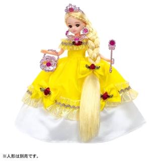 【TAKARA TOMY】Licca 莉卡娃娃 配件 LW-23 黃色公主禮服服裝組