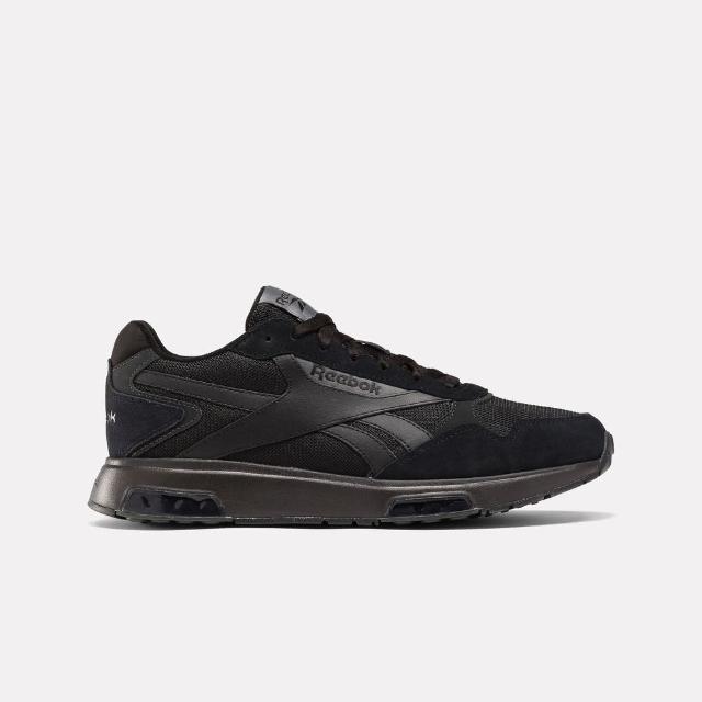 【REEBOK】Glide Dmx 男 運動休閒鞋 皮革 舒適 黑(100201255)