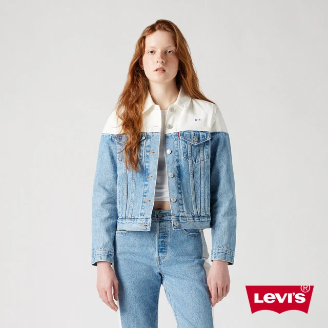 【LEVIS 官方旗艦】女款 丹寧夾克外套  巴黎浪漫系列 人氣新品 A7734-0000