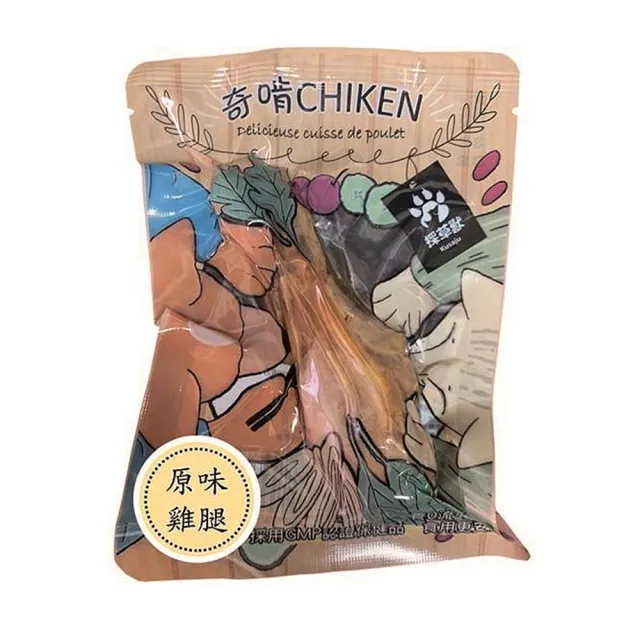 【CHIKEN 奇啃】保健雞腿 70g*15入組(犬貓鮮食、漢方保健雞腿)