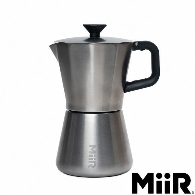 【MiiR】New Standard Moka Pot 經典摩卡壺 10oz/300mL(銀)