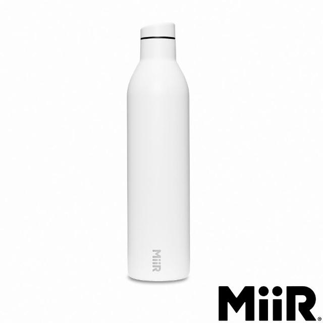 【MiiR】雙層真空 保溫/保冰 酒瓶造型 保溫瓶 750ml / 25oz(時尚白)