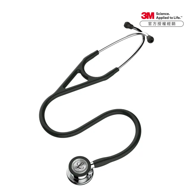 【3M】Littmann 心臟科第四代 6177 尊爵黑色管/鏡面聽頭(聽診器權威 全球醫界好評與肯定)