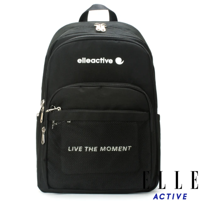 ELLE ACTIVEELLE ACTIVE 活力隨行系列-後背包-大(黑色)