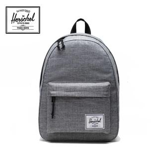 【Herschel】官方直營 後背包 14吋筆電包 書包 拉鍊 20L Classic 灰(雙11 11377-00919-OS)