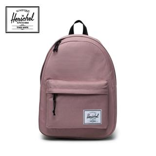 【Herschel】官方直營 後背包 14吋筆電包 書包 拉鍊 20L Classic 玫瑰粉(雙11 11377-02077-OS)