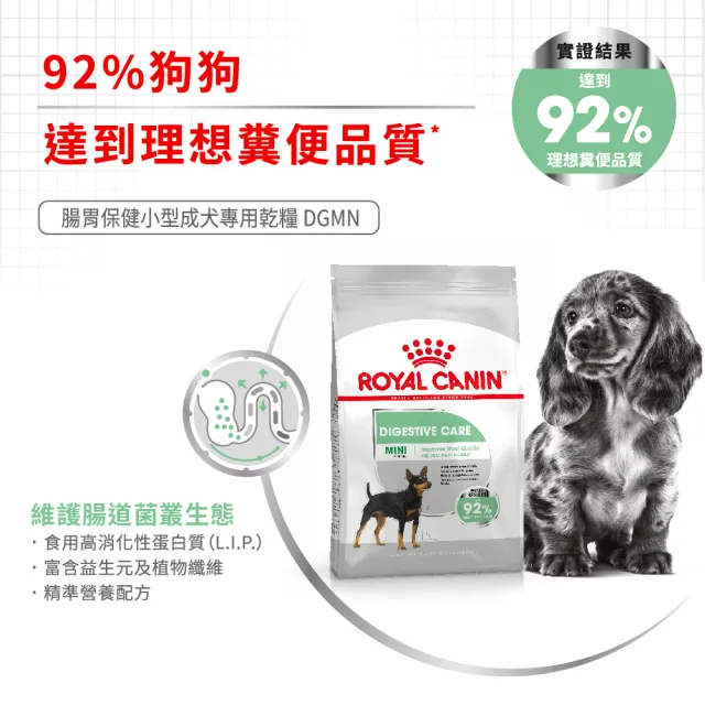 【ROYAL 法國皇家】腸胃保健小型成犬 DGMN  8KG(狗乾糧 小顆粒 狗飼料)