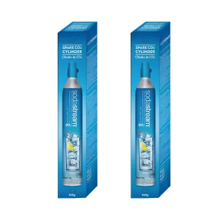 【Sodastream】二氧化碳全新旋轉鋼瓶425g(二入組)