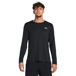 【UNDER ARMOUR】UA官方直營 男 Streaker 長袖T-Shirt 1382584-001(黑色)