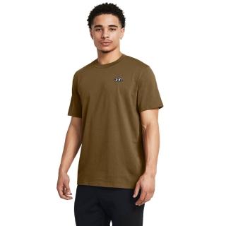 【UNDER ARMOUR】UA 男 HW LC PATCH 短袖T-Shirt 1382902-498(棕綠色)