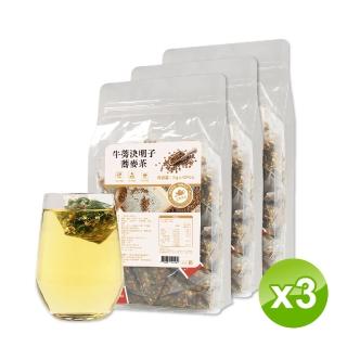 【頤悅品茶】牛蒡決明子蕎麥茶（熬夜降火茶）-6g×40入×3袋(黃金蕎麥茶、蕎麥茶、養生茶、無咖啡因茶)