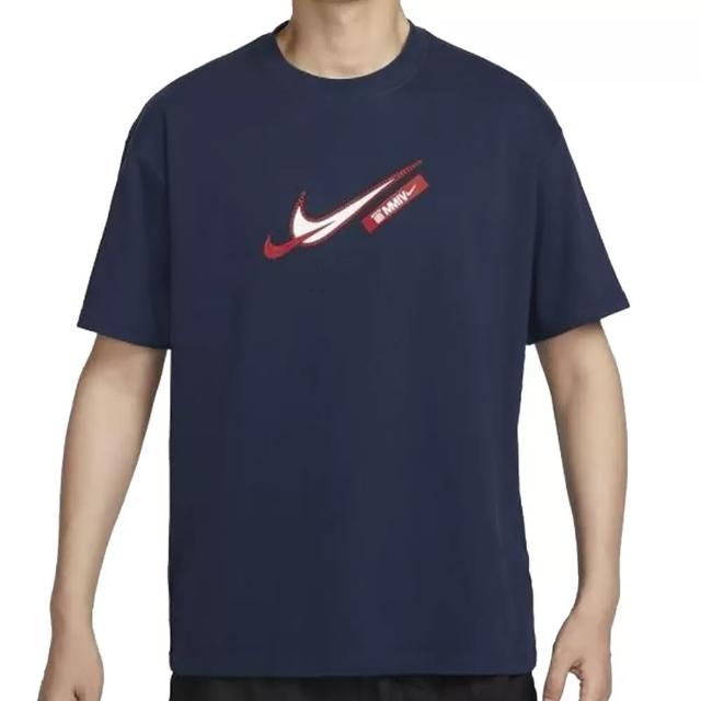 【NIKE 耐吉】短袖上衣  運動 休閒  男 女 AS LBJ M NK TEE M90 2 藍色(FZ8076410)