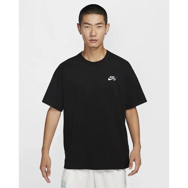 NIKE 耐吉 短袖上衣 運動 休閒 男 女 AS M NK SB TEE LOGO LBR GCEL 黑色(HM4457010)