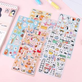【德德小品集】可愛橘貓 北極熊 倉鼠 企鵝 熊貓 柴犬 海豹(貼紙 行李箱貼紙 機車貼紙 筆電貼紙)