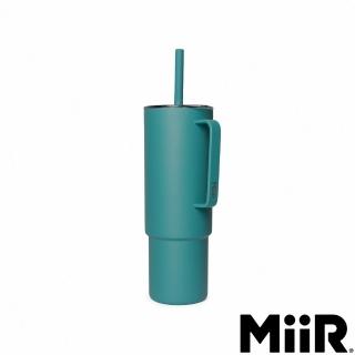 【MiiR】All Day Straw Cup雙層真空 保溫 保冰 大容量32oz/946m(海岸青)