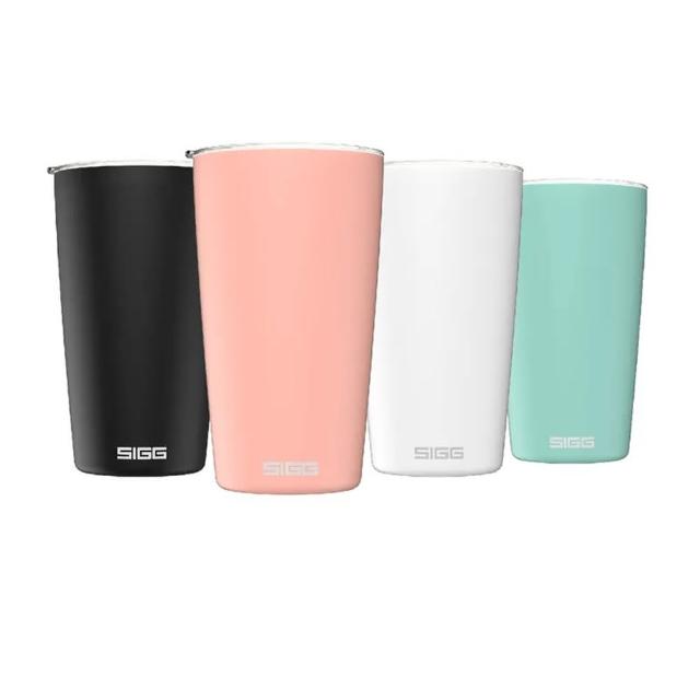 【SIGG】官方直營 Neso 陶瓷隔熱隨行杯 400ml(獨家 Pure Ceram 陶瓷塗層完整覆蓋杯身內外)