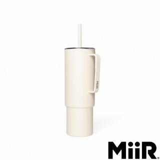 【MiiR】All Day Straw Cup雙層真空 保溫 保冰 大容量32oz/946m(砂岩白)