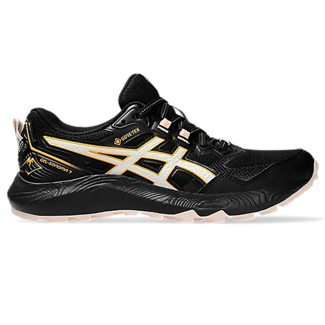 【asics 亞瑟士】GEL-SONOMA 7 GTX 女款 越野 跑鞋 黑粉(1012B414-005)