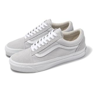 【VANS】休閒鞋 Lx Old Skool 男鞋 女鞋 白 灰 麂皮 低筒 情侶鞋(VN000CXT7VF)