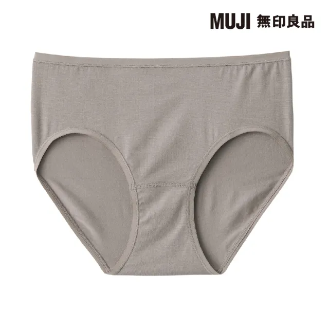 【MUJI 無印良品】女柔滑中腰內褲(共6色)