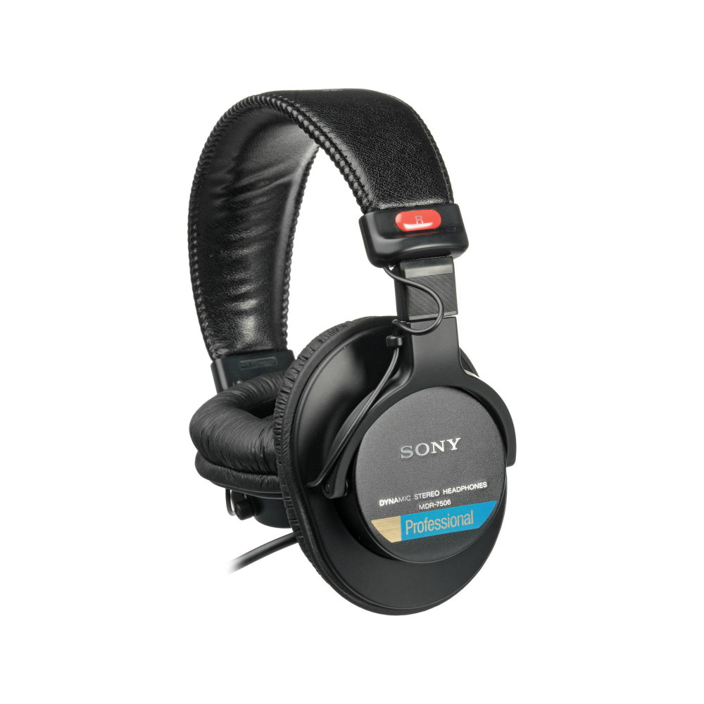 【SONY 索尼】MDR-7506 錄音室級高端單體有線耳機(台灣公司貨保固12個月)