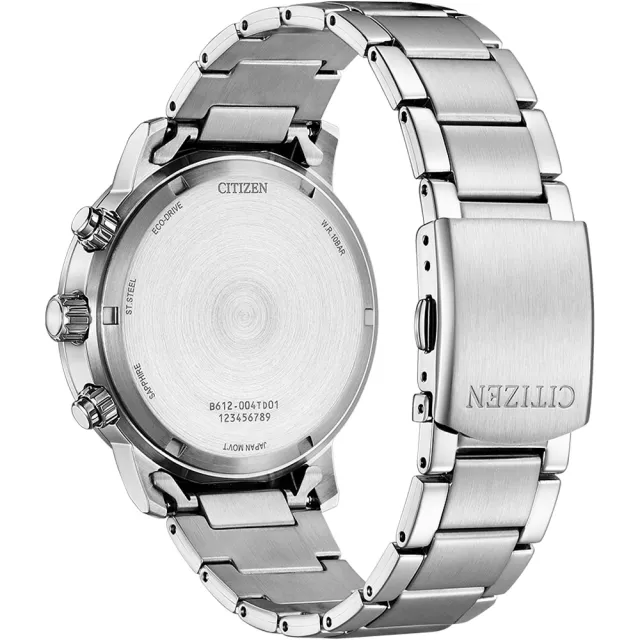 【CITIZEN 星辰】Chronograph 亞洲限定 光動能計時腕錶(CA0840-87L)
