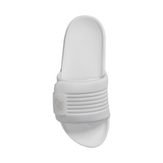 【NIKE 耐吉】OFFCOURT ADJUST SLIDE 拖鞋 女鞋 白 魔鬼氈 調節(DV1033-101)