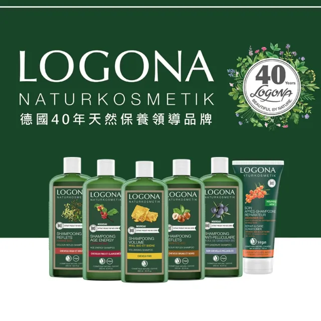 【德國LOGONA諾格那】咖啡因能量洗髮精 250ml(養髮健髮適用)