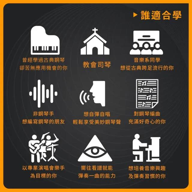 【揚聲堡音樂線上教學】流行音樂的鋼琴伴奏實戰 - 王家偉 捲毛 老師(音樂線上課程/實體卡)