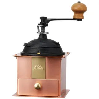 【Kalita】銅製古董咖啡豆研磨器#Cu-1  42084(方型)