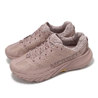 【MERRELL】越野跑鞋 Agility Peak 5 女鞋 玫瑰粉 緩衝 橡膠大底 戶外 運動鞋(ML068262)