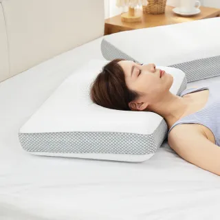 【EverSoft 寶貝墊】美國經典型記憶枕 附枕頭保潔墊 10天免費試睡(TVBS十點不一樣節目推薦款 三種高度設計)
