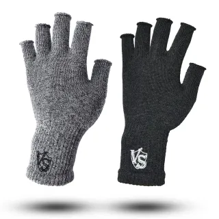 【Vital Salveo 紗比優】導電半指護手套 一雙入(半指手套/護關節手套/觸控手套-台灣製造)