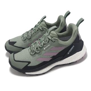 【adidas 愛迪達】戶外鞋 Terrex Free Hiker 2 Low GTX 女鞋 紫 綠 防水 抓地 愛迪達(IE5100)