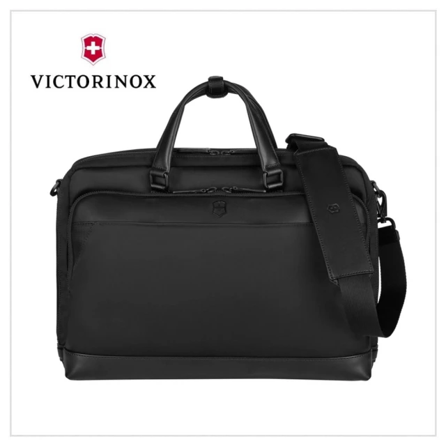 VICTORINOX 瑞士維氏 AlexNero系列 15.6吋電腦公事包 40*29*14(611805)