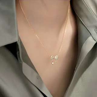 【KT DADA】包包 蝴蝶項鍊 999純銀項鍊 女生項鍊 韓國項鍊 小眾蝴蝶結 鎖