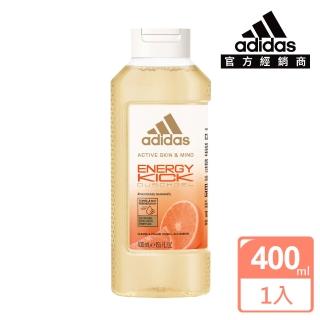 【adidas 愛迪達】甦活醒膚女性沐浴露-活力純淨(400ml)