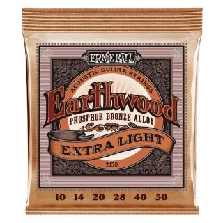 【ERNIE BALL】原廠美國製造 2150 EARTHWOOD - PHOSPHOR 10-50 木吉他弦(公司貨保證)