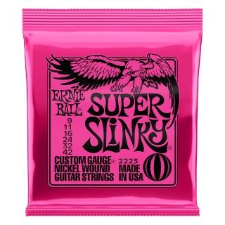 【ERNIE BALL】原廠美國製造 2223 SLINKY-NICKEL WOUND 鍍鎳 電吉他弦 09-42(公司貨保證)