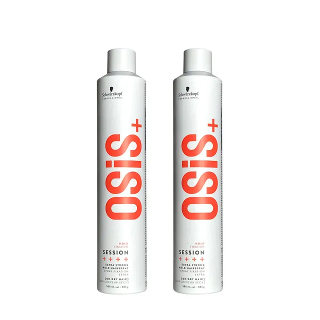 【Schwarzkopf 施華蔻】OSIS+ 黑炫風/黑旋風3號定型霧500ml買1送1(航空版)