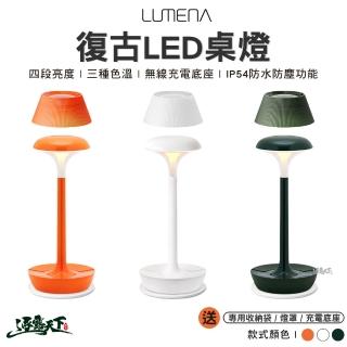 【N9】復古LED桌燈(露營燈 照明燈 檯燈 露營 逐露天下)