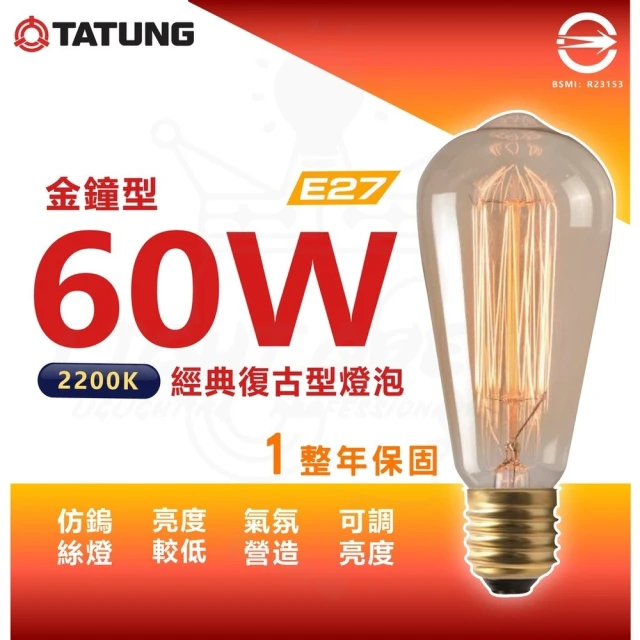 TATUNG 大同 單入 100W LED 鰭片式節能燈泡 