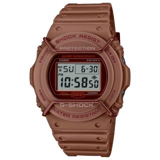 【CASIO 卡西歐】G-SHOCK大地色調電子錶(DW-5700PT-5)