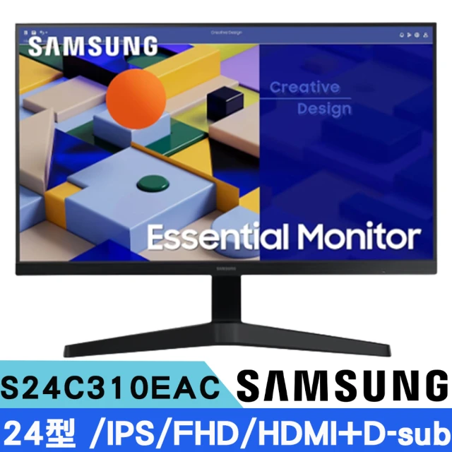 SAMSUNG 三星 S24C310EAC 24型 FHD IPS平面窄邊螢幕