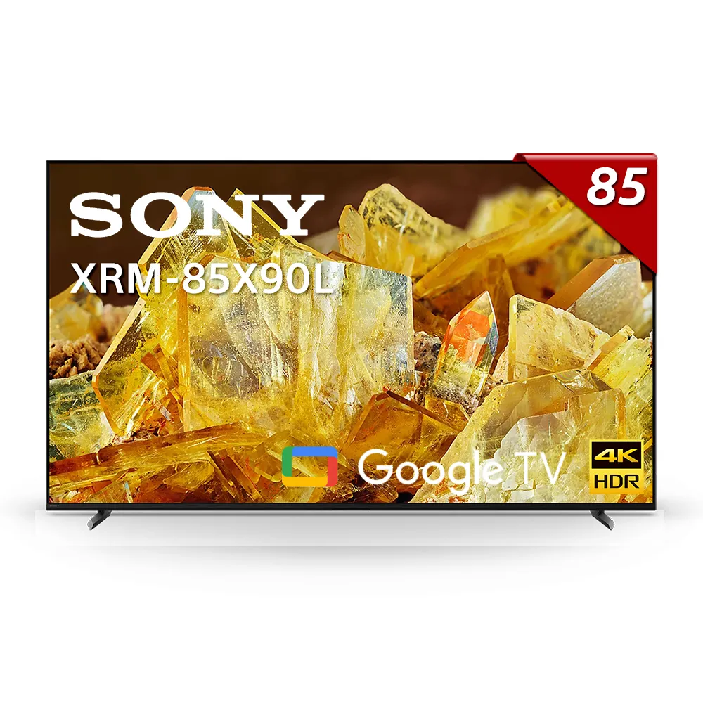 【SONY 索尼】BRAVIA 85型 4K HDR Full Array LED Google TV 顯示器(XRM-85X90L)