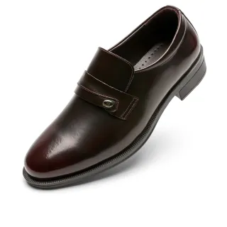 【HIKOREA】韓國空運。英倫紳士4CM側寬帶厚底輕量皮鞋(現+預/咖/73-483)