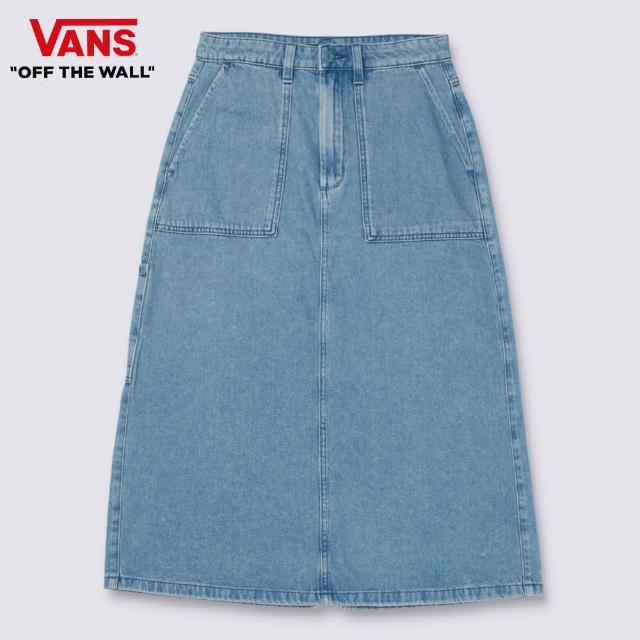 【VANS 官方旗艦】Union Denim Carpenter 女款藍色牛仔長裙