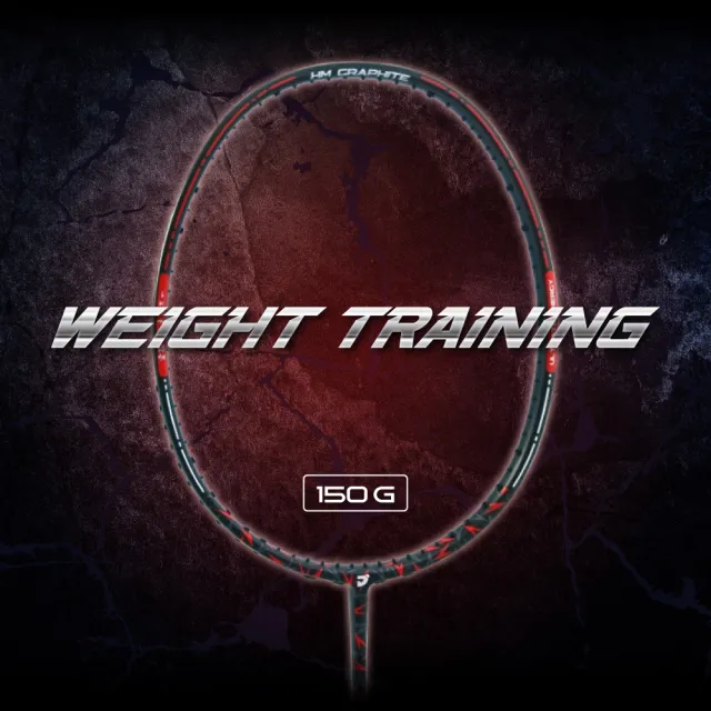 【JNICE 久奈司】重量訓練拍150g低風阻羽球拍-空拍(RAH-EW150)