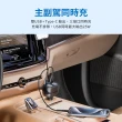 【Philips 飛利浦】PD 20W 電壓顯示一轉二雙USB+TypeC車充(DLP3521NC)